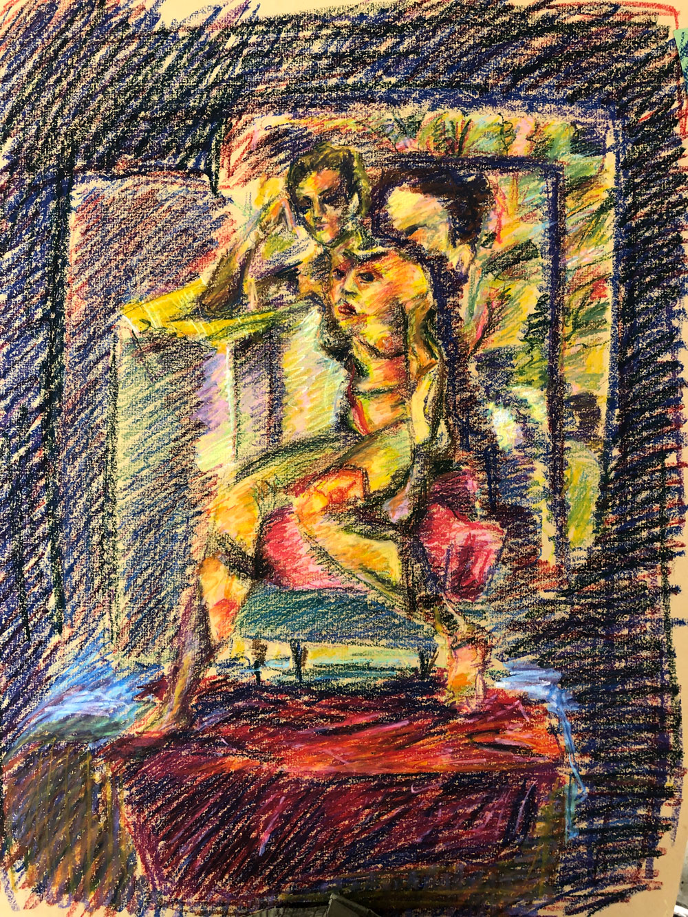 Projection on Figure Pastel